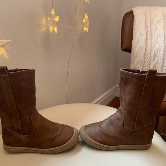 Cat & Jack Orabel brown riding boots girl toddler - Picture 5 of 8
